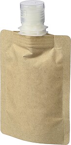 Opalovací mléko v papírovém sáčku, hnědá