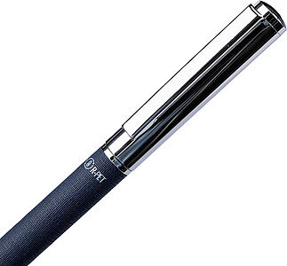 Otočná propiska z mosazi, modrá