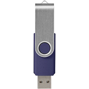 Otočný USB disk 32 GB, královská modrá