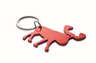 Otvírák a klíčenka, červená