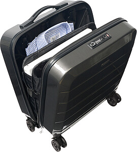 Palubní kufřík na 4 kolečkách, s číselným zámkem