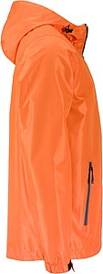 Pánská bunda do deště James & Nicholson RAIN, oranžová, M