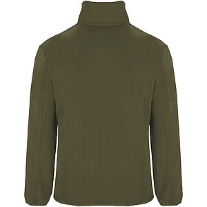 Pánská fleecová celorozepínací bunda, ROLY ARTIC, vojenská zelená tmavá, vel. S