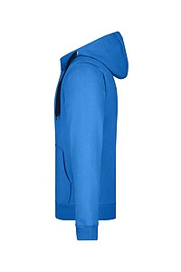 Pánská mikina James & Nicholson Doubleface, modrá/námořní modrá, velikost S