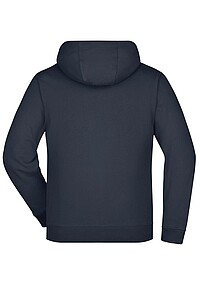 Pánská mikina James & Nicholson Doubleface, námořní modrá/modrá, velikost S