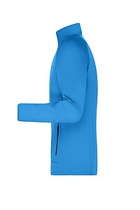 Pánská mikina James & Nicholson Stretchfleece, kobaltová modrá, velikost S