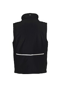 Pánská softshellová vesta PAYPER CREEK PAD VEST ULTRALITE, černá, 5XL