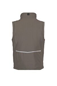 Pánská softshellová vesta PAYPER CREEK PAD VEST ULTRALITE, šedá, 5XL