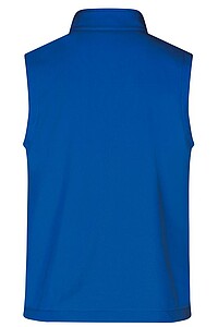 Pánská vesta James & Nicholson Promo softshell, královská modrá/námořní modrá, velikost S