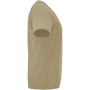 Pánské funkční tričko s krátkým rukávem, ROLY BAHRAIN, světle hnědá, vel. S