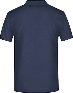 Pánské piqué polo James & Nicholson, námořní modrá, L