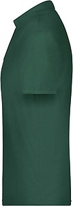 Pánské piqué polo James & Nicholson, tmavě zelená, L