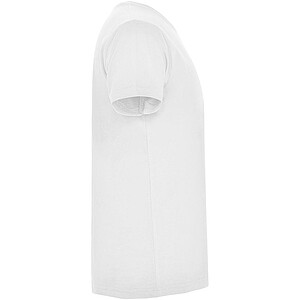 Pánské tričko s krátkým rukávem,výstřih do V, ROLY SAMOYEDO, bílá, vel. S