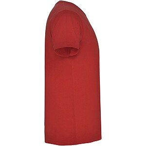 Pánské tričko s krátkým rukávem,výstřih do V, ROLY SAMOYEDO, červená, vel. L