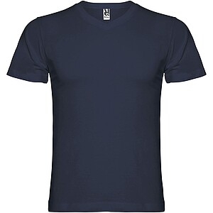 Pánské tričko s krátkým rukávem,výstřih do V, ROLY SAMOYEDO, navy, vel. 2XL - firemní trička s potiskem