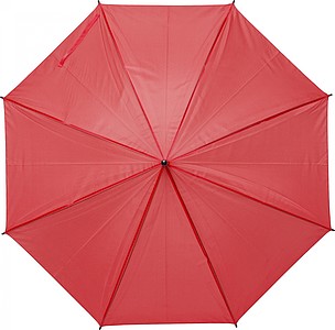 PEBAN Klasický automatický deštník, pr. 100cm, červený - reklamní deštníky