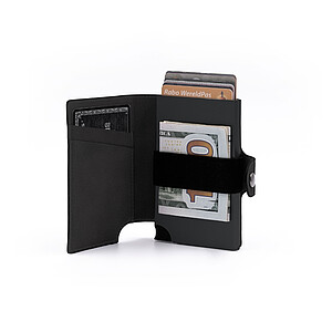 Peněženka na karty Brandcharger, černá