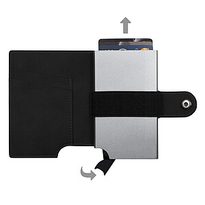 Peněženka na karty Brandcharger, černá