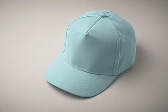 Pětipanelová čepice, světle modrá