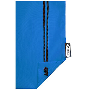 Pevný stahovací batoh z RPET, světlá královská modrá