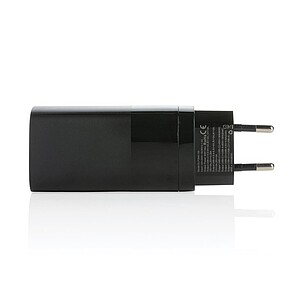 Philips 65W ultra rychlá PD 3-portová USB nabíječka, černá