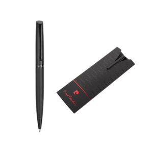 PIERRE CARDIN DENISE Kuličkové pero, černá - propisky s potiskem