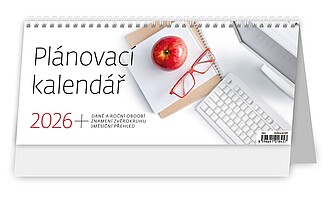 Plánovací kalendář 2026, stolní kalendář