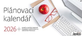 Plánovací kalendář 2026, stolní kalendář