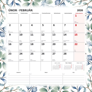 Plánovací kalendář 2026