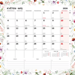 Plánovací kalendář 2026