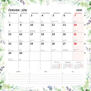 Plánovací kalendář 2026