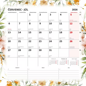 Plánovací kalendář 2026