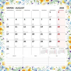 Plánovací kalendář 2026