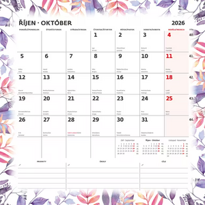 Plánovací kalendář 2026