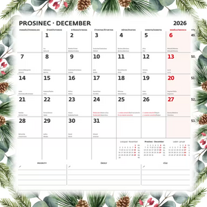Plánovací kalendář 2026