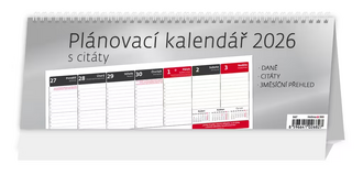 Plánovací kalendář s citáty 2026 - reklamní kalendáře