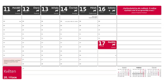 Plánovací kalendář s poznámkami 2026