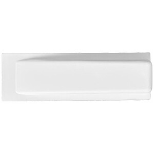 Plastová dveřní zarážka, bílá