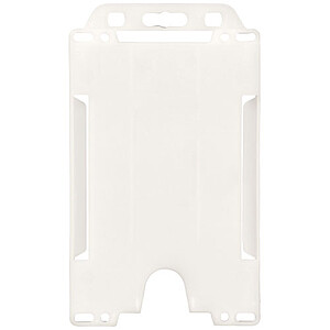 Plastová visačka na jmenovku, bílá