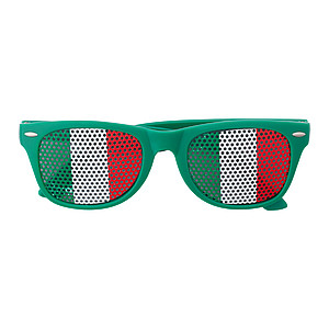 Plastové sluneční brýle s národní vlajkou na sklíčkách, Itálie