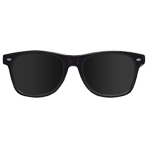 Plastové sluneční brýle s UV 400, černá