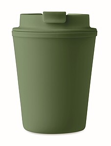 Plastový termohrnek, 300 ml, tmavá zelená