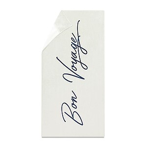 Plážová osuška z bavlny, 80x160cm, bílá - reklamní předměty