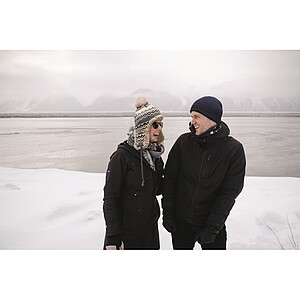 Pletená 3M čepice s lemem, tmavě modrá