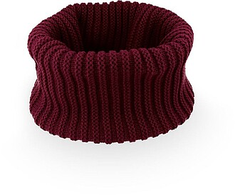 Pletená šála Atlantis Headwear Dapper, vínová