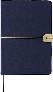 Plstěný zápisník, modrá
