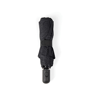 Poloautomatický skládací deštník, černá