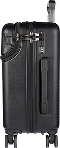 PORTISO Cestovní kufr na kolečkách, černá