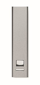 Power banka 2600 mAh, stříbrná