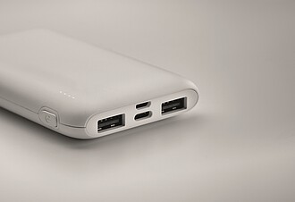 Power banka 5000 mAh, bílá